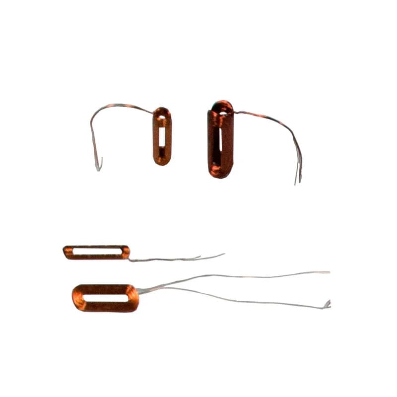 Self-supporting coils with unique geometries