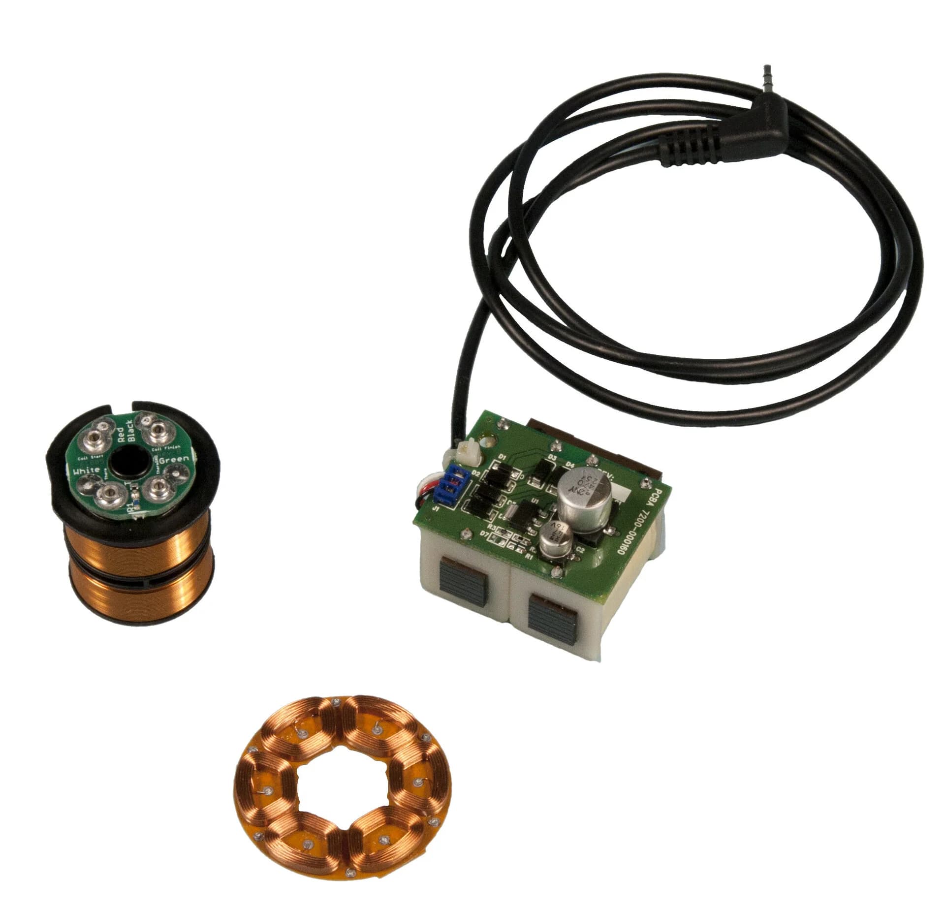 Various multi-coil assemblies with integrated circuit boards
